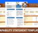 capability statement template