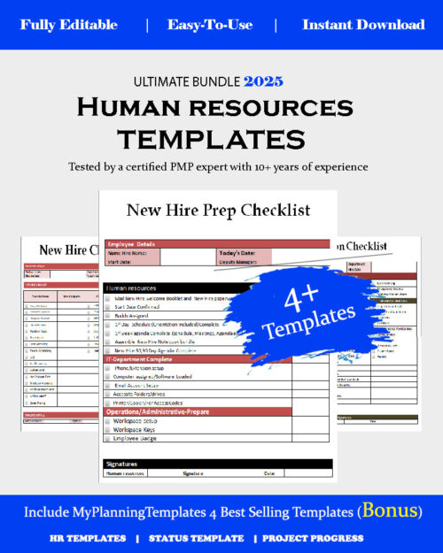 New Employee Onboarding Checklist Template