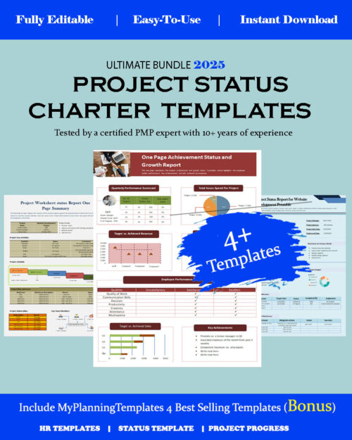 Project Status Charter Template in Word