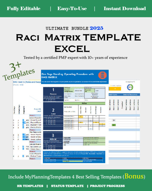 RACI Matrix Template Excel