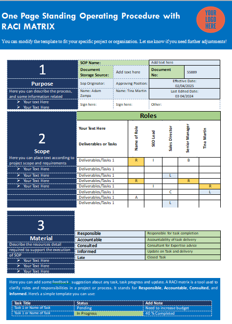 raci matrix template image