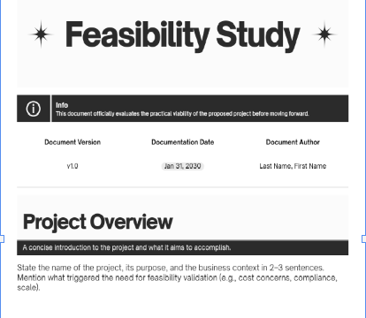 feasibility report